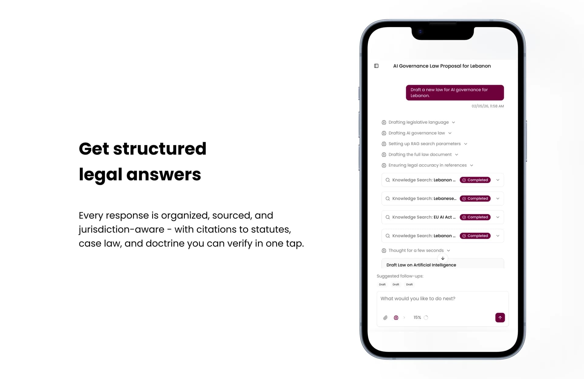 HAQQ Legal AI on Mobile screenshot 3