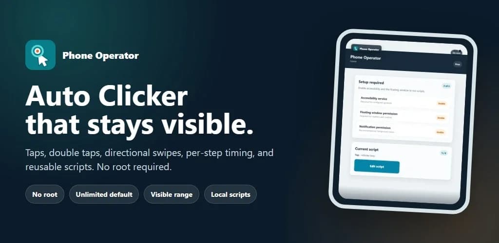 Phone Operator: Auto Clicker screenshot 2