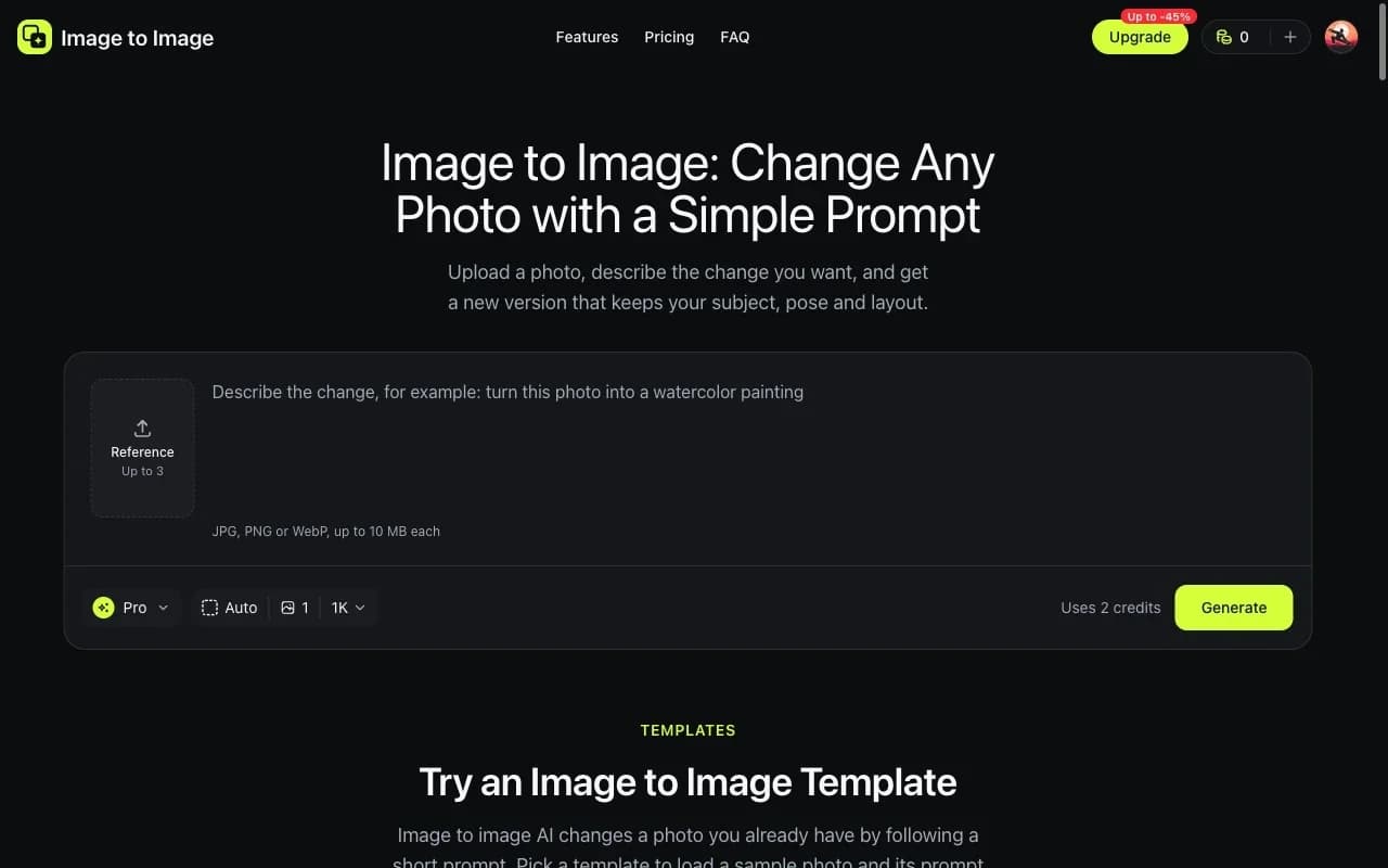 Image to Image screenshot 1