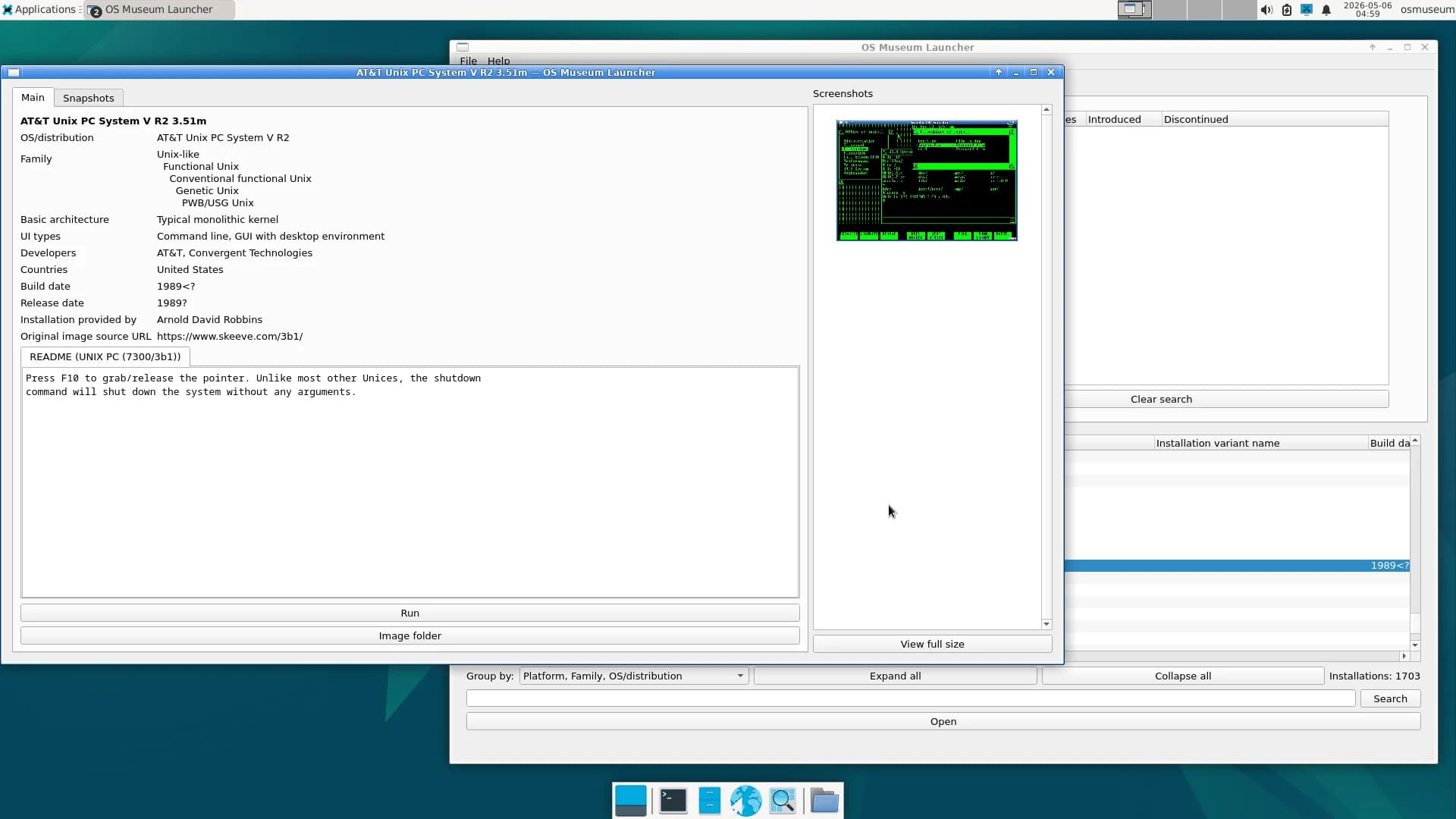 The Virtual OS Museum screenshot 16