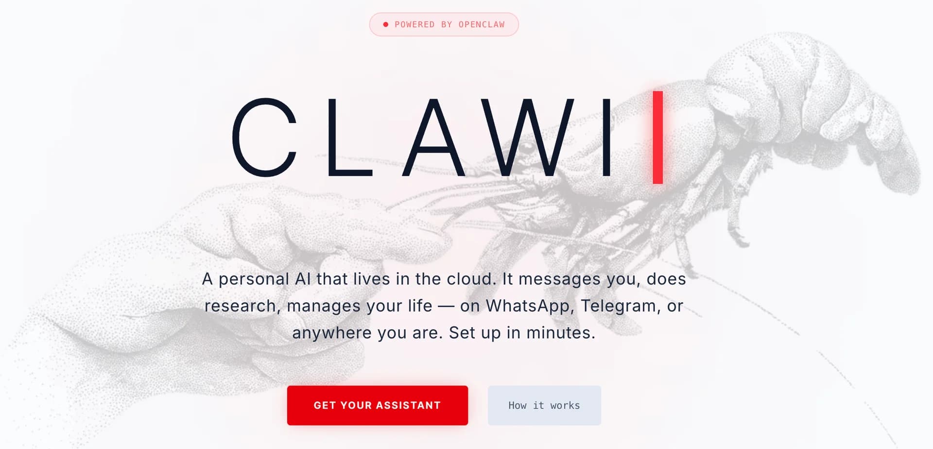 Clawi.ai screenshot 1