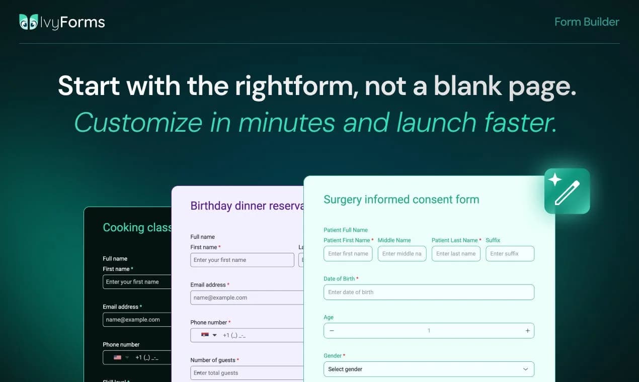 IvyForms screenshot 2