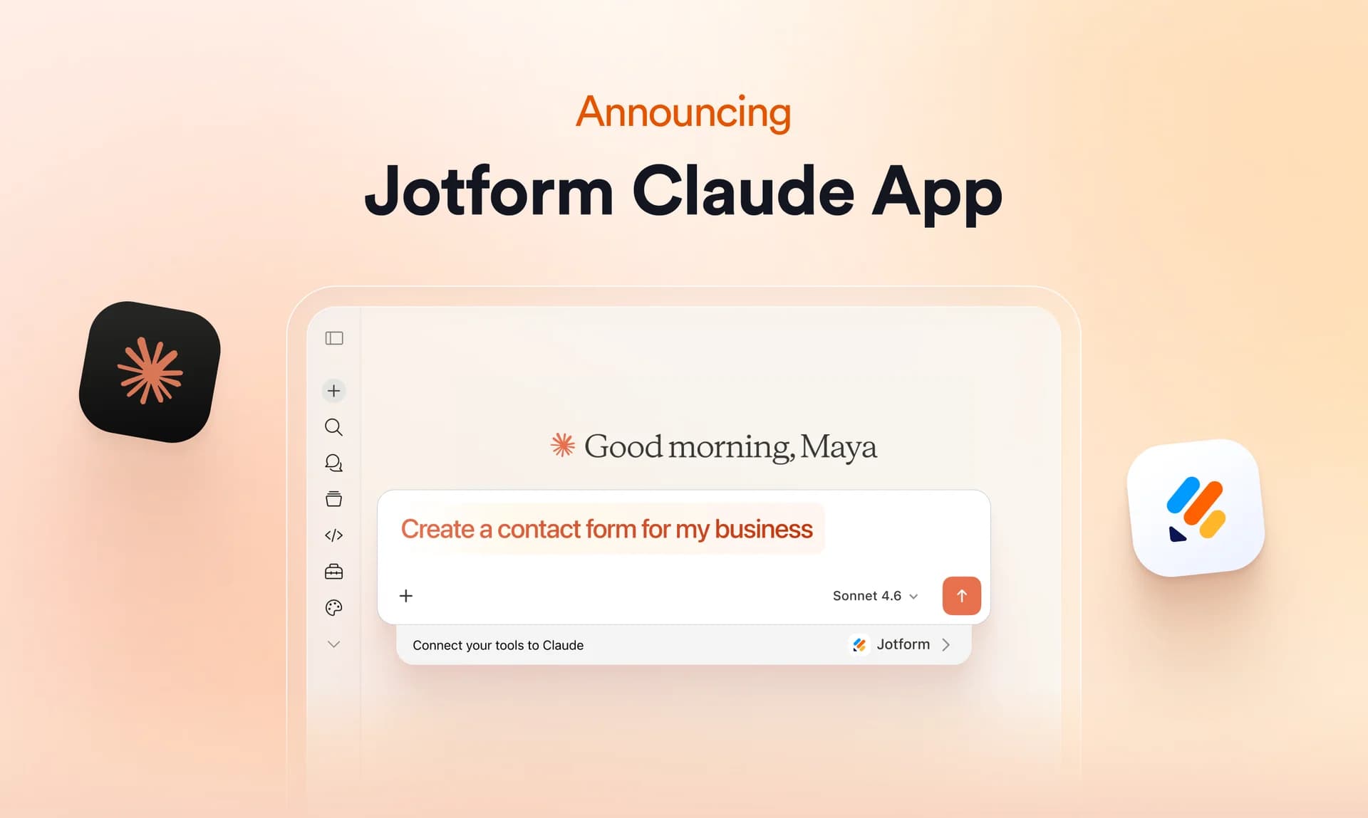 Jotform Claude App screenshot 1