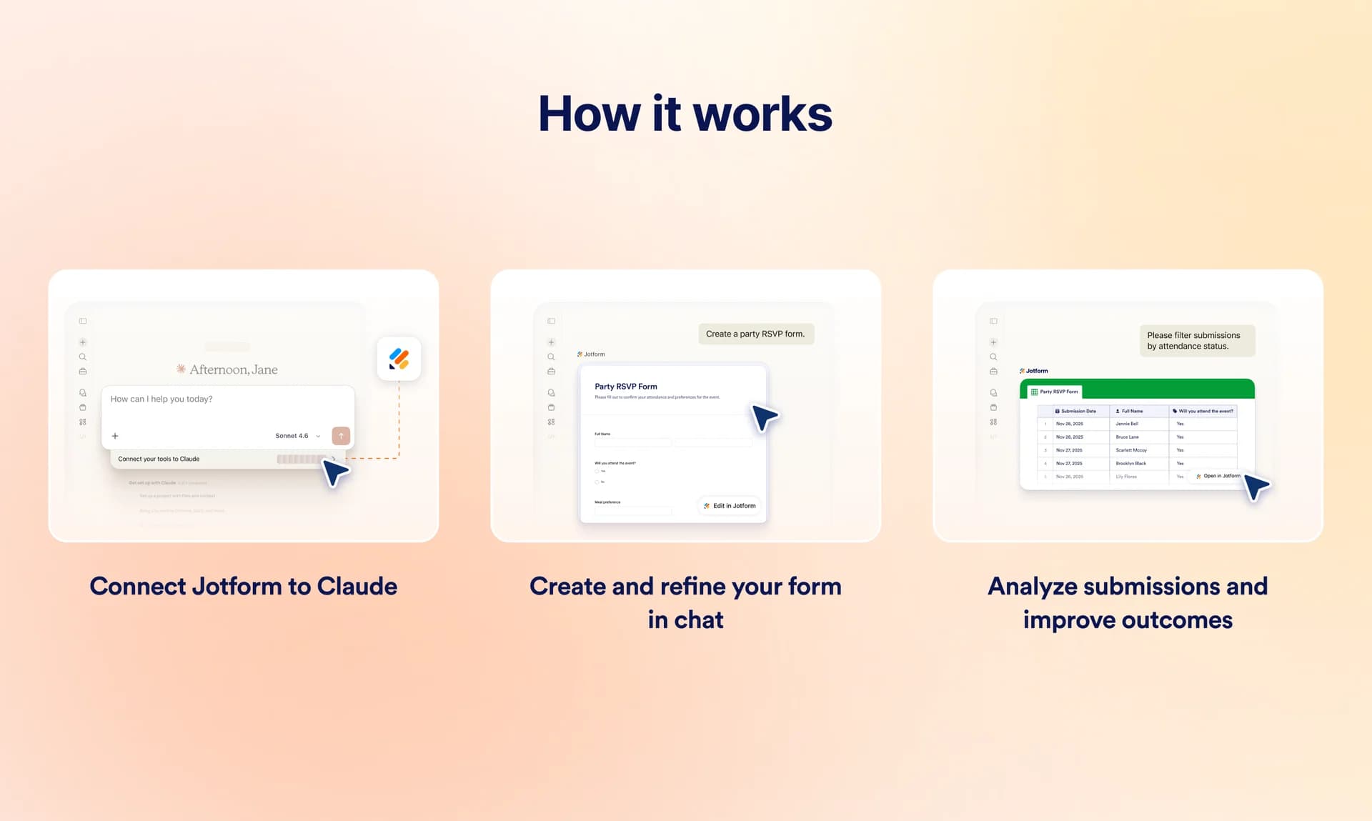 Jotform Claude App screenshot 2