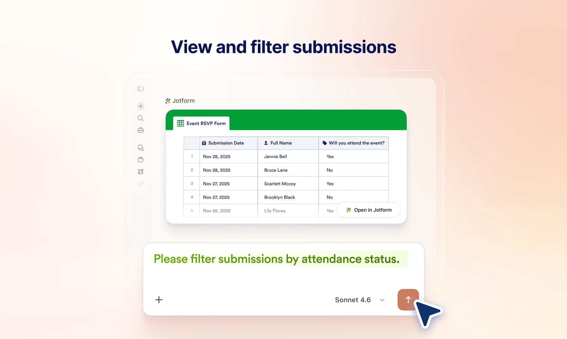 Jotform Claude App screenshot 4