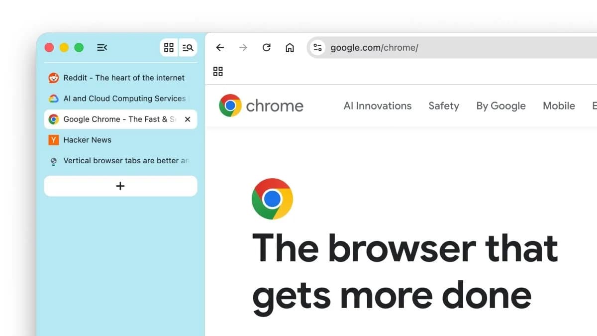 Google Chrome Vertical Tabs screenshot 6