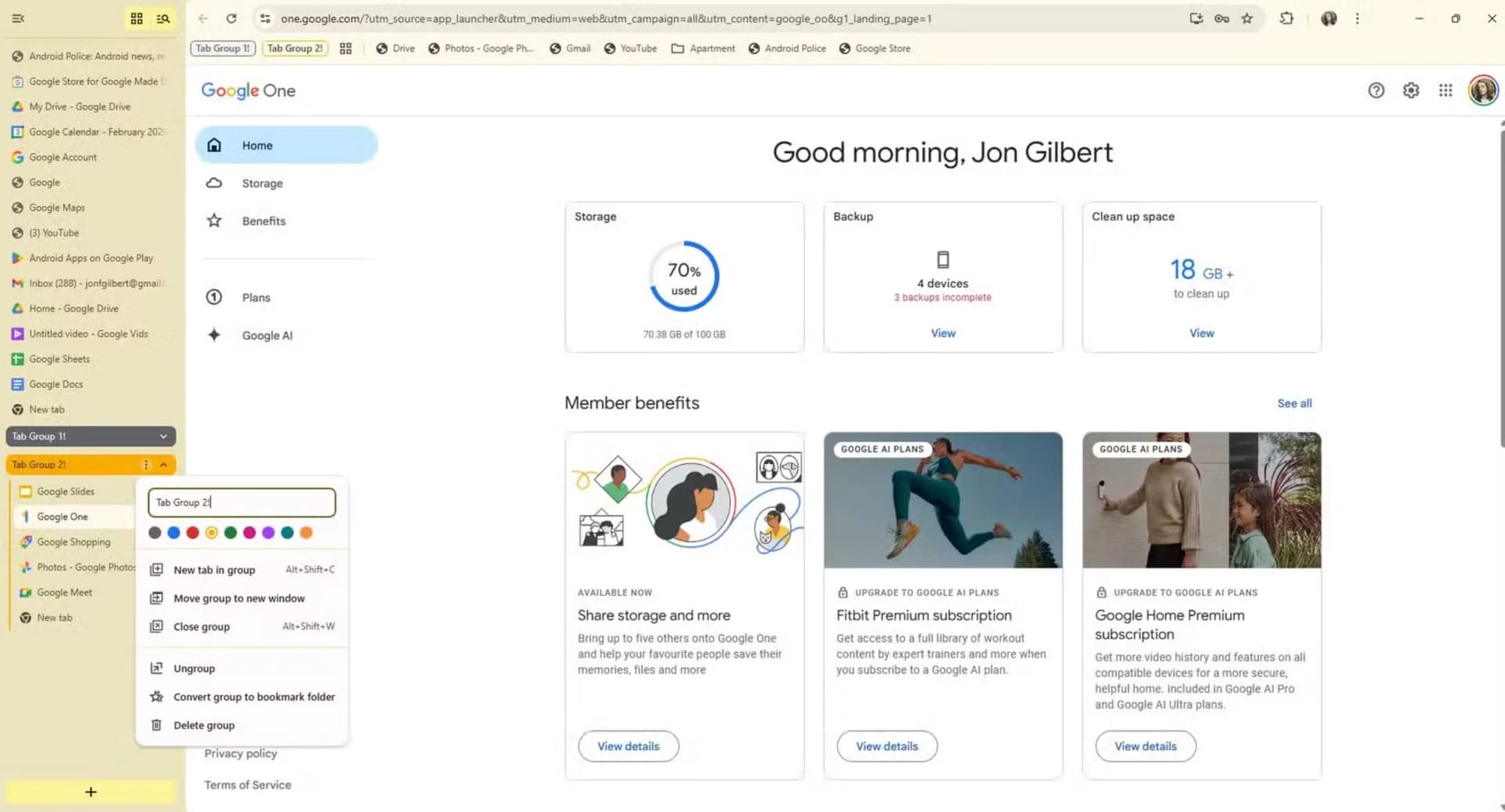 Google Chrome Vertical Tabs screenshot 7