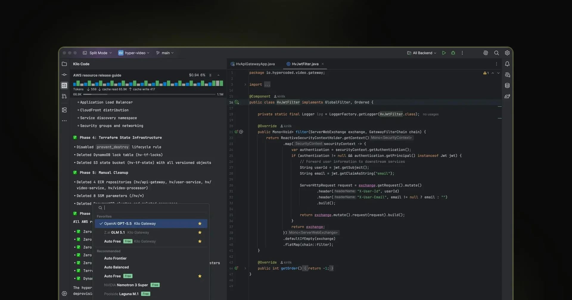 Kilo Code for JetBrains screenshot 4