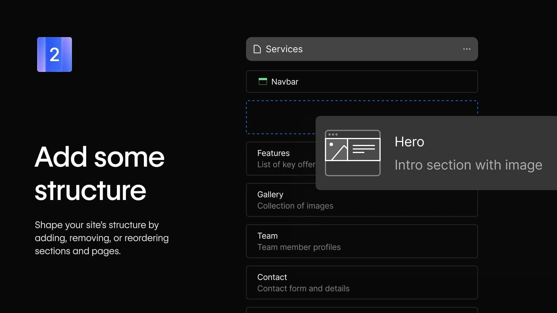 Webflow AI site builder screenshot 3