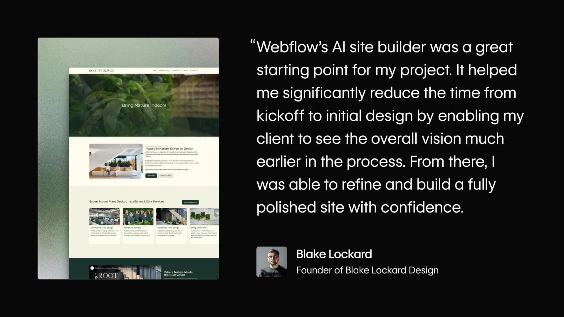Webflow AI site builder screenshot 6