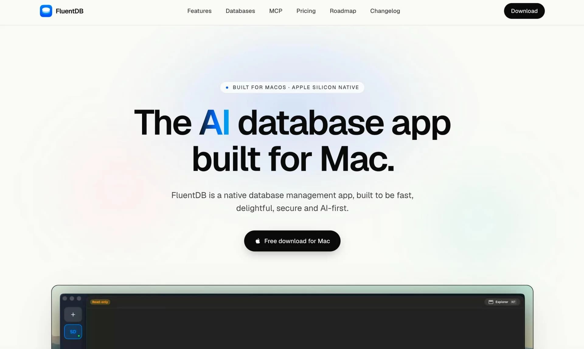 FluentDB screenshot 1