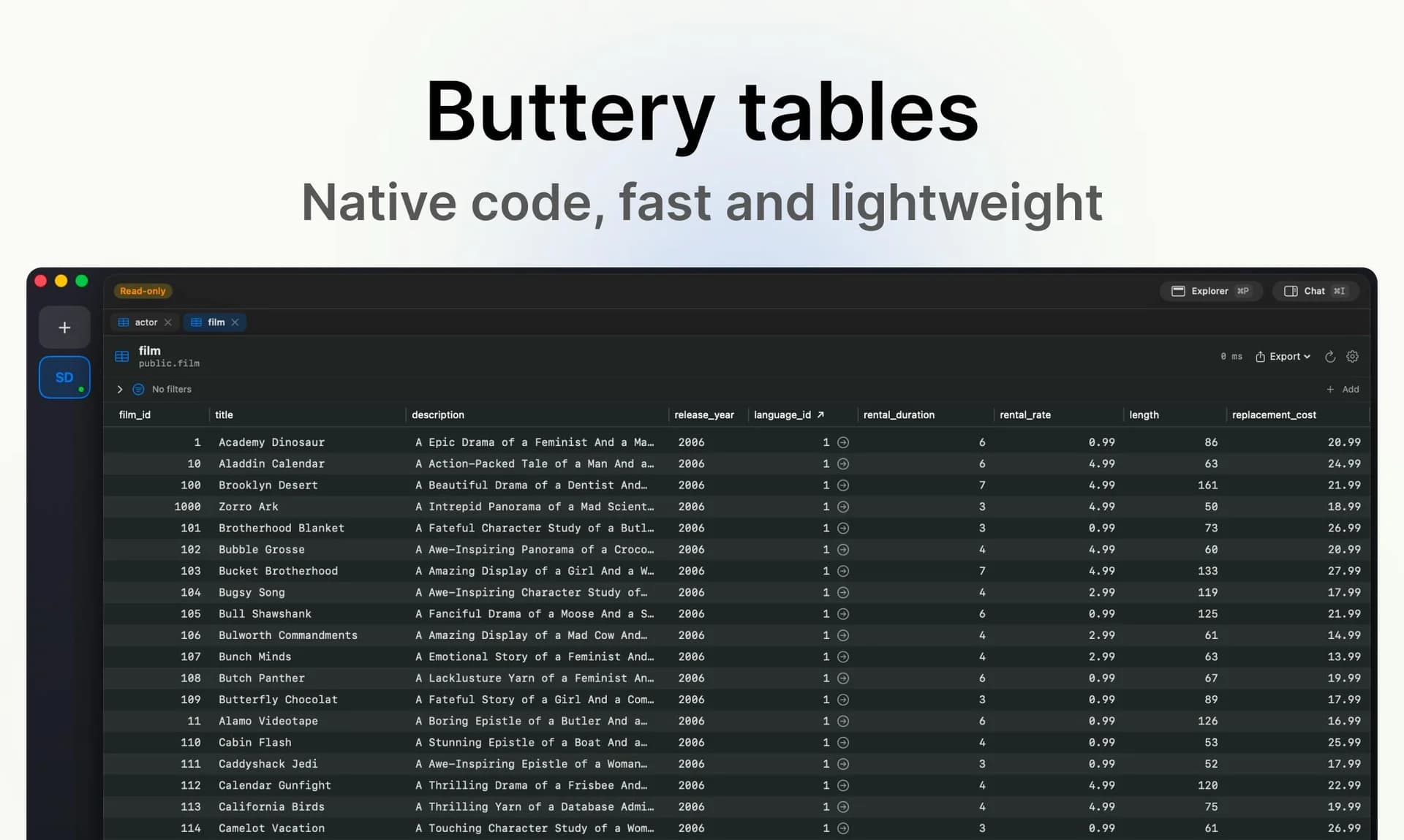 FluentDB screenshot 5