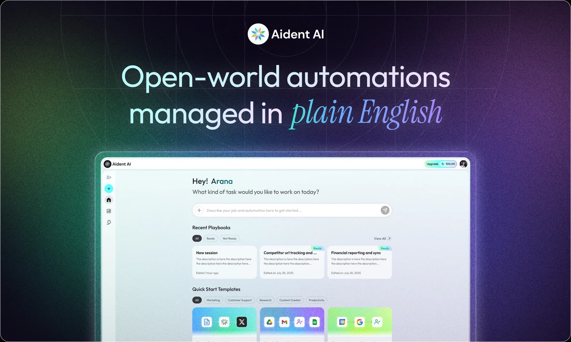 Aident AI Beta 2 screenshot 1