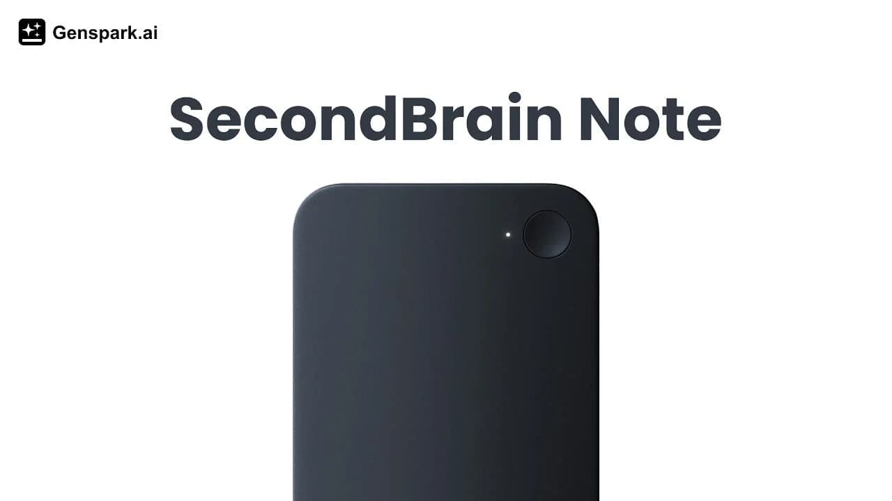 SecondBrain Note by GenSpark screenshot 1