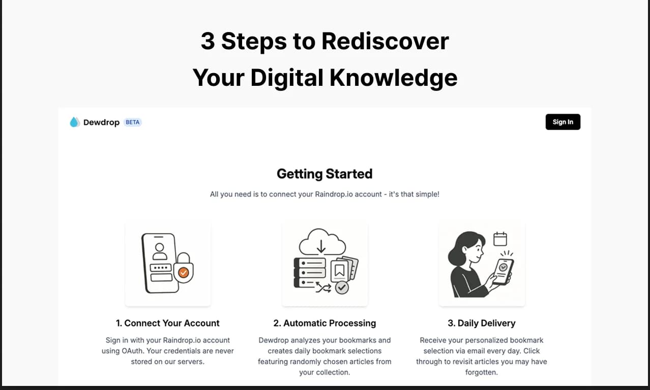 Dewdrop screenshot 2