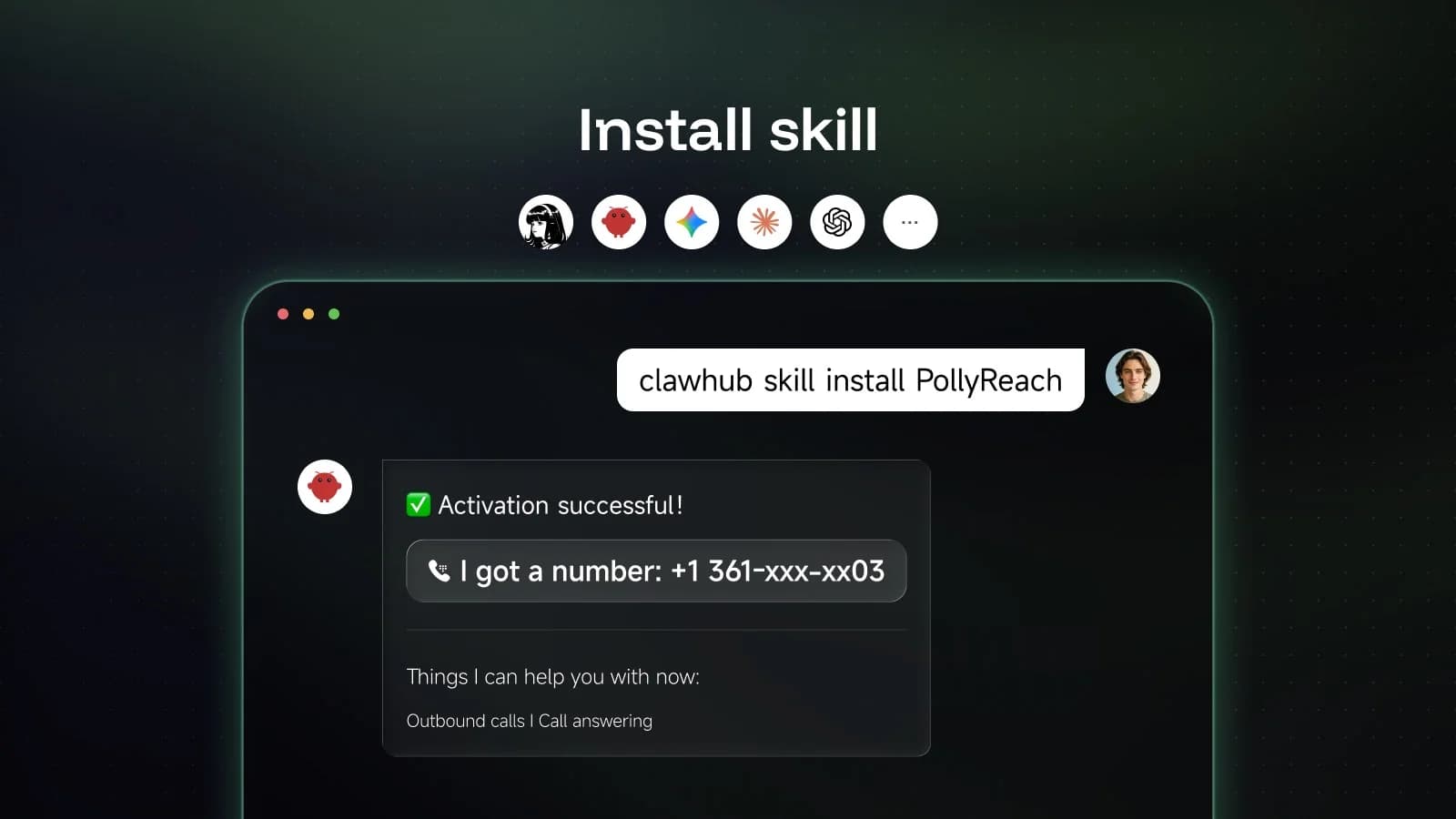 PollyReach screenshot 2
