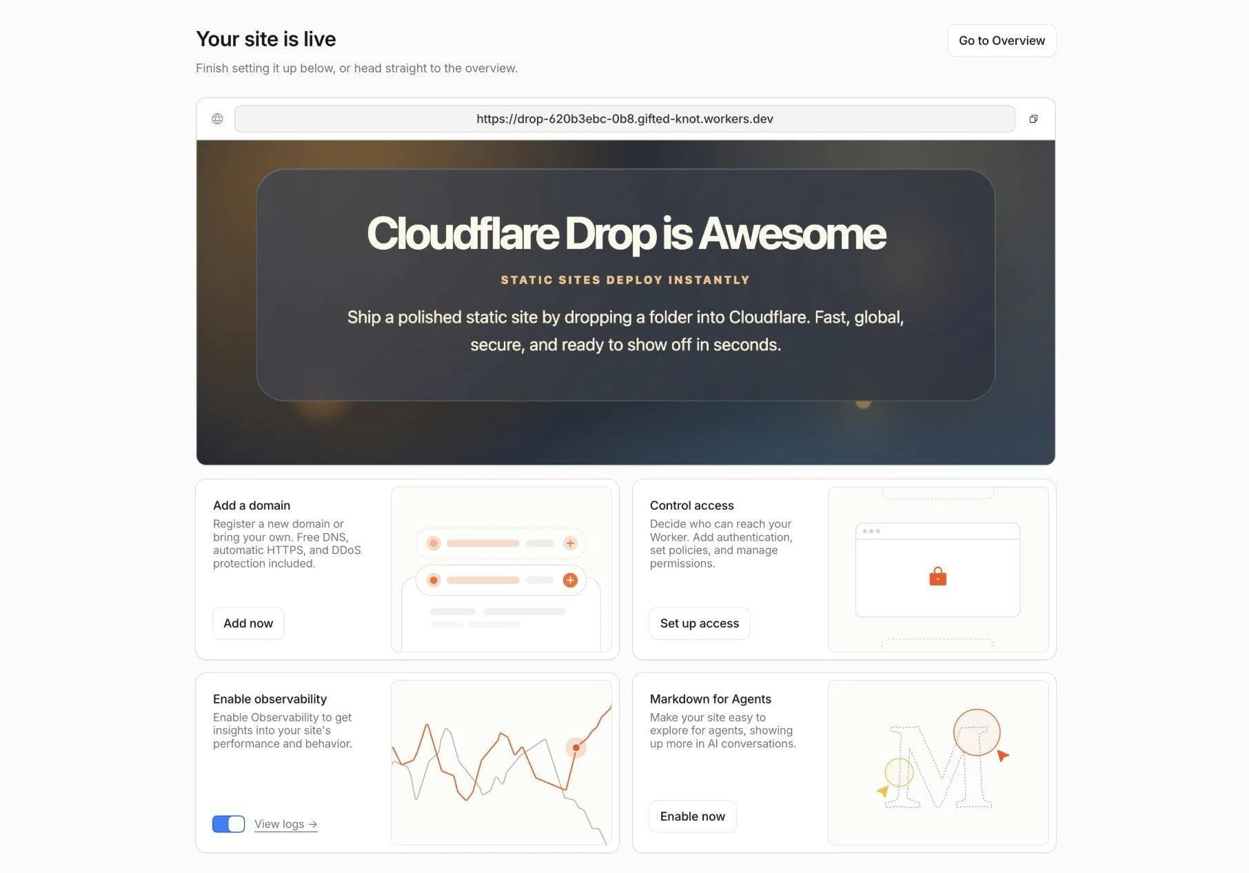 Cloudflare Drop screenshot 3