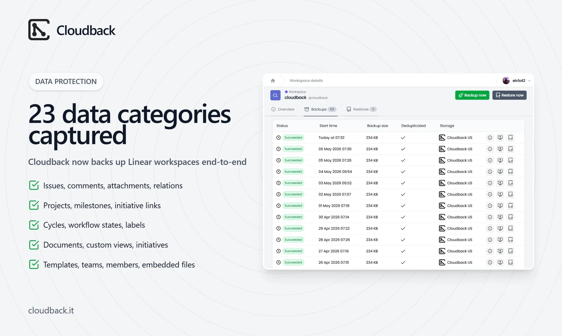 Cloudback for Linear screenshot 3