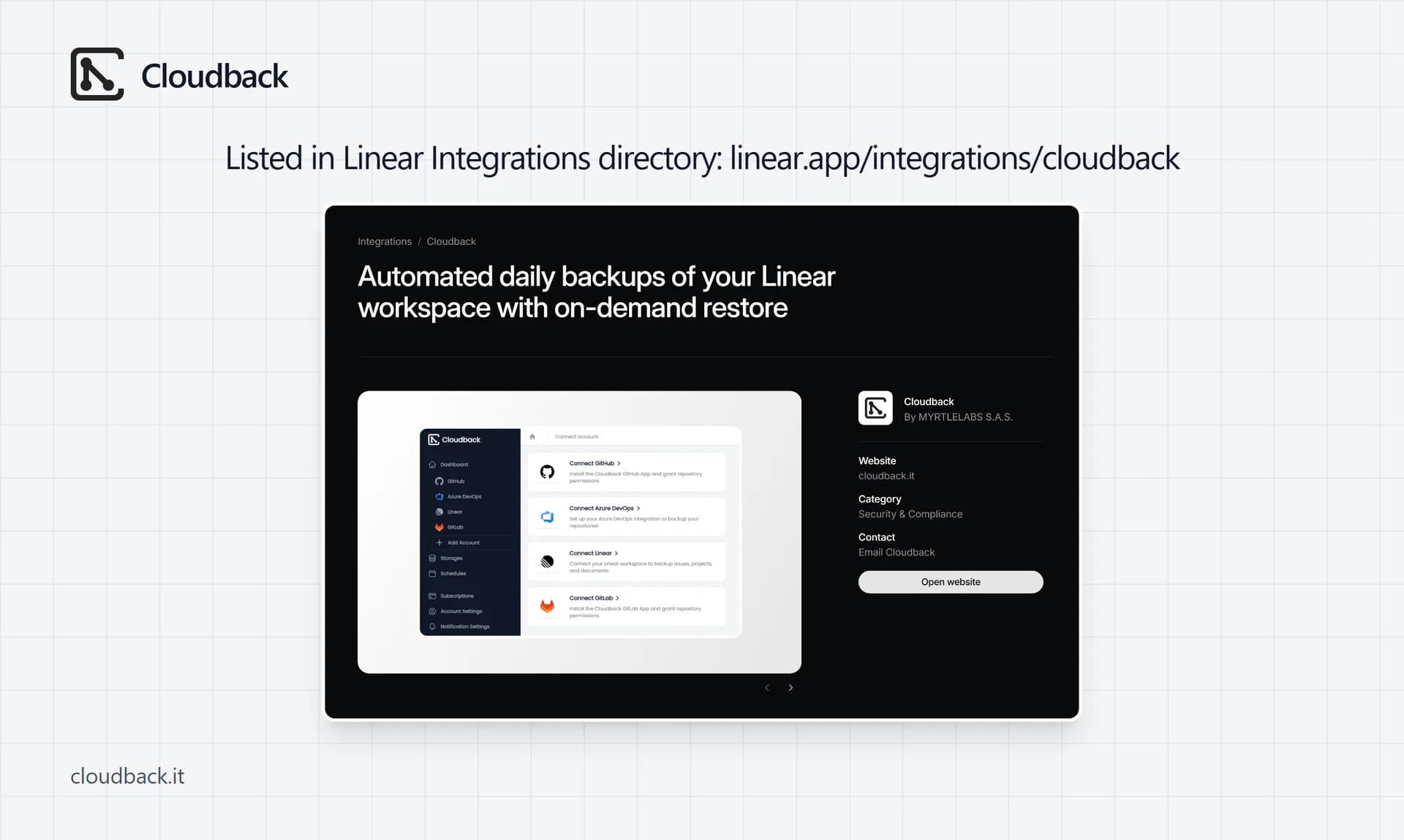 Cloudback for Linear screenshot 5