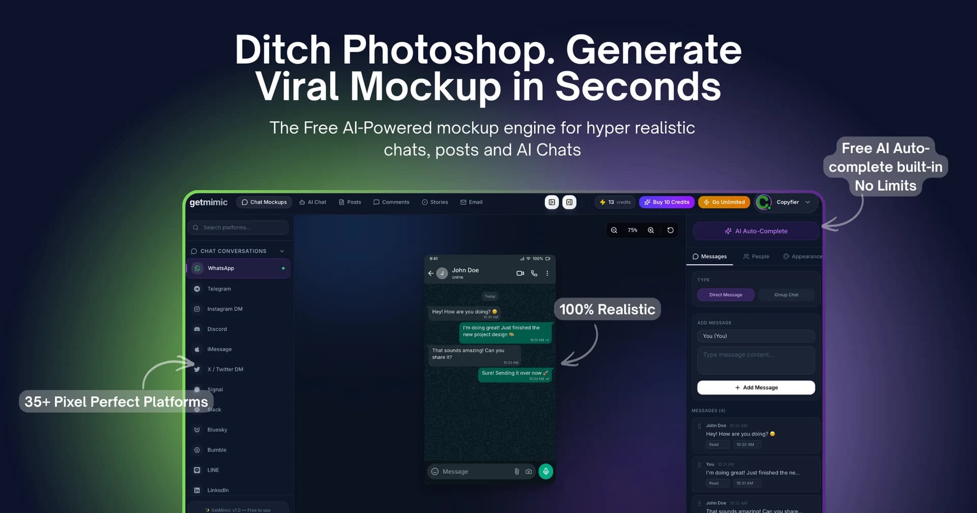 GetMimic screenshot 2