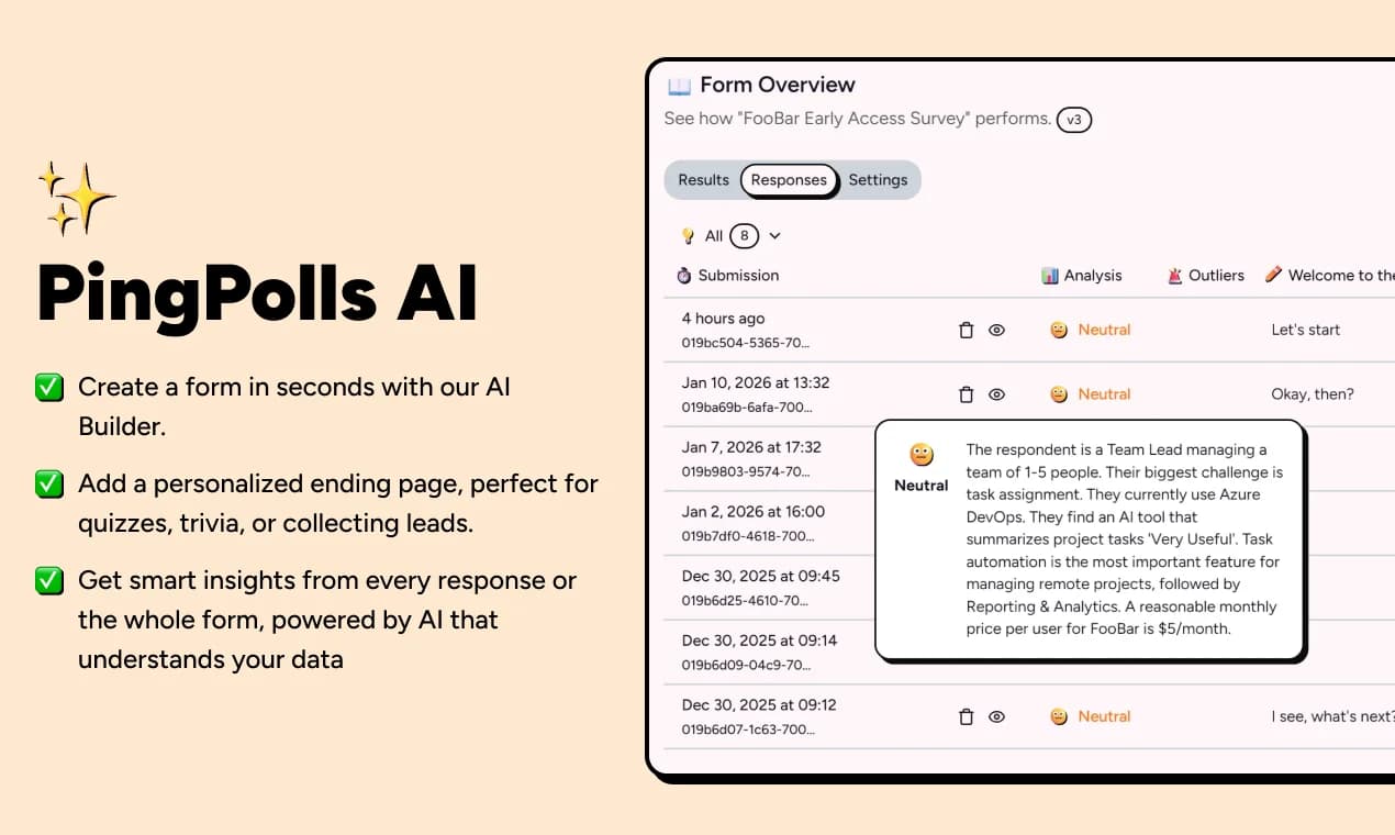 PingPolls v1.0 screenshot 2