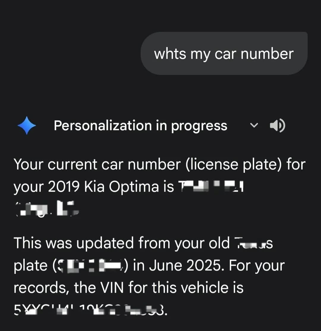 Gemini Personal Intelligence screenshot 10