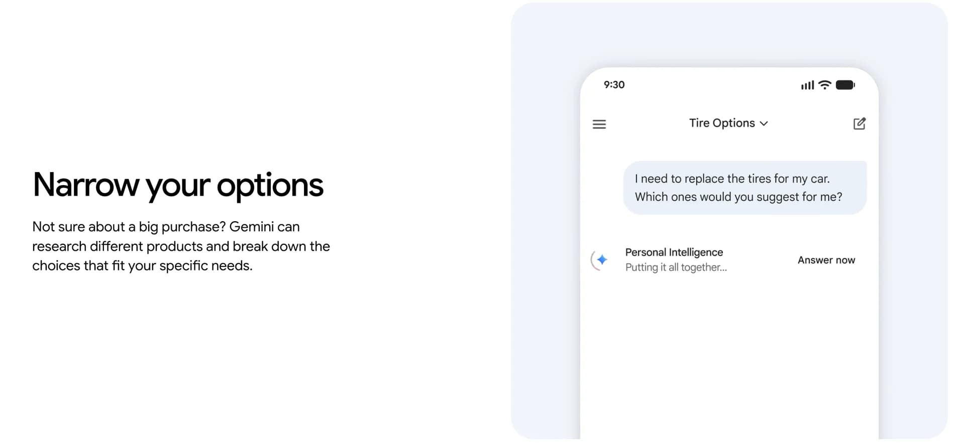 Gemini Personal Intelligence screenshot 3