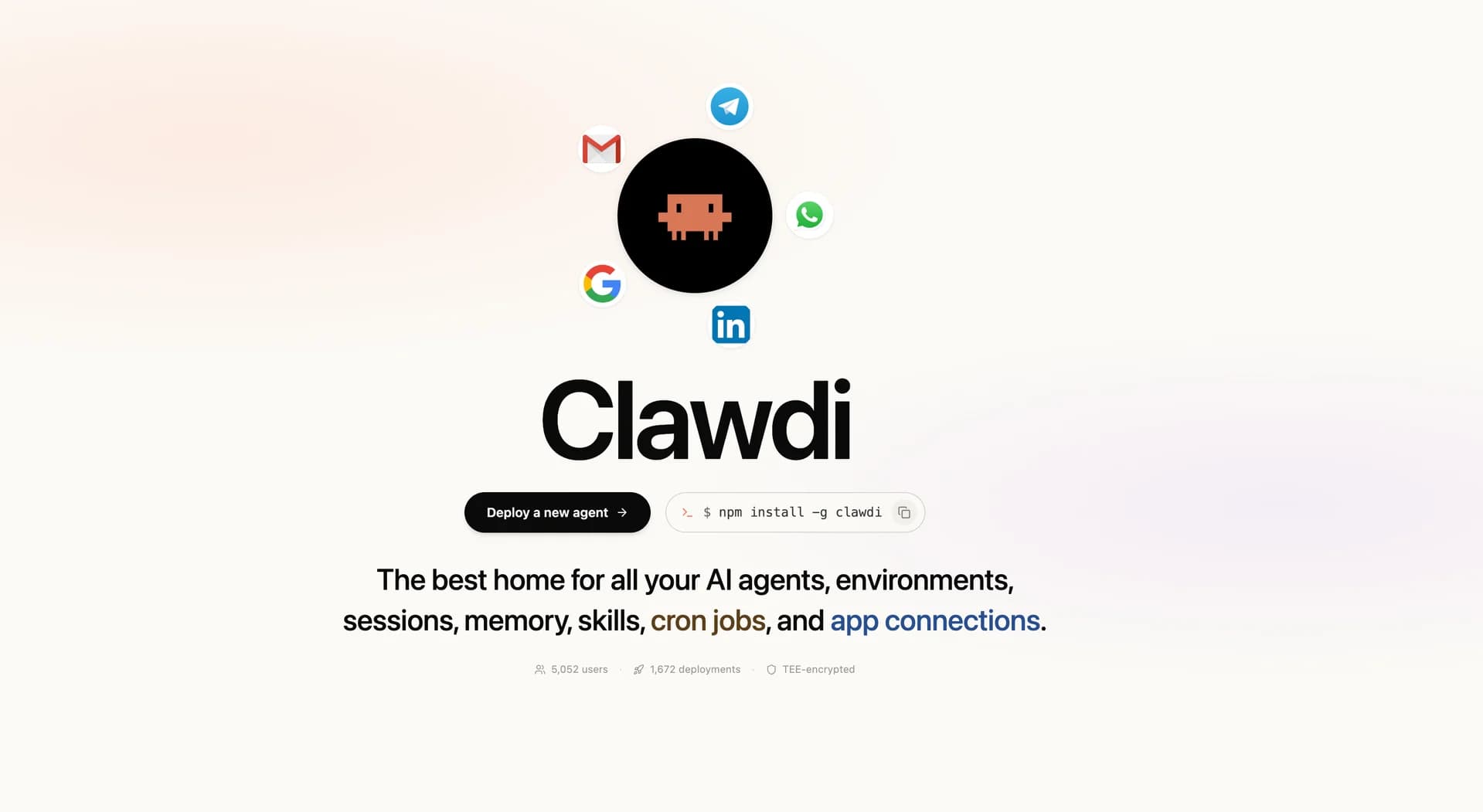 Clawdi screenshot 1