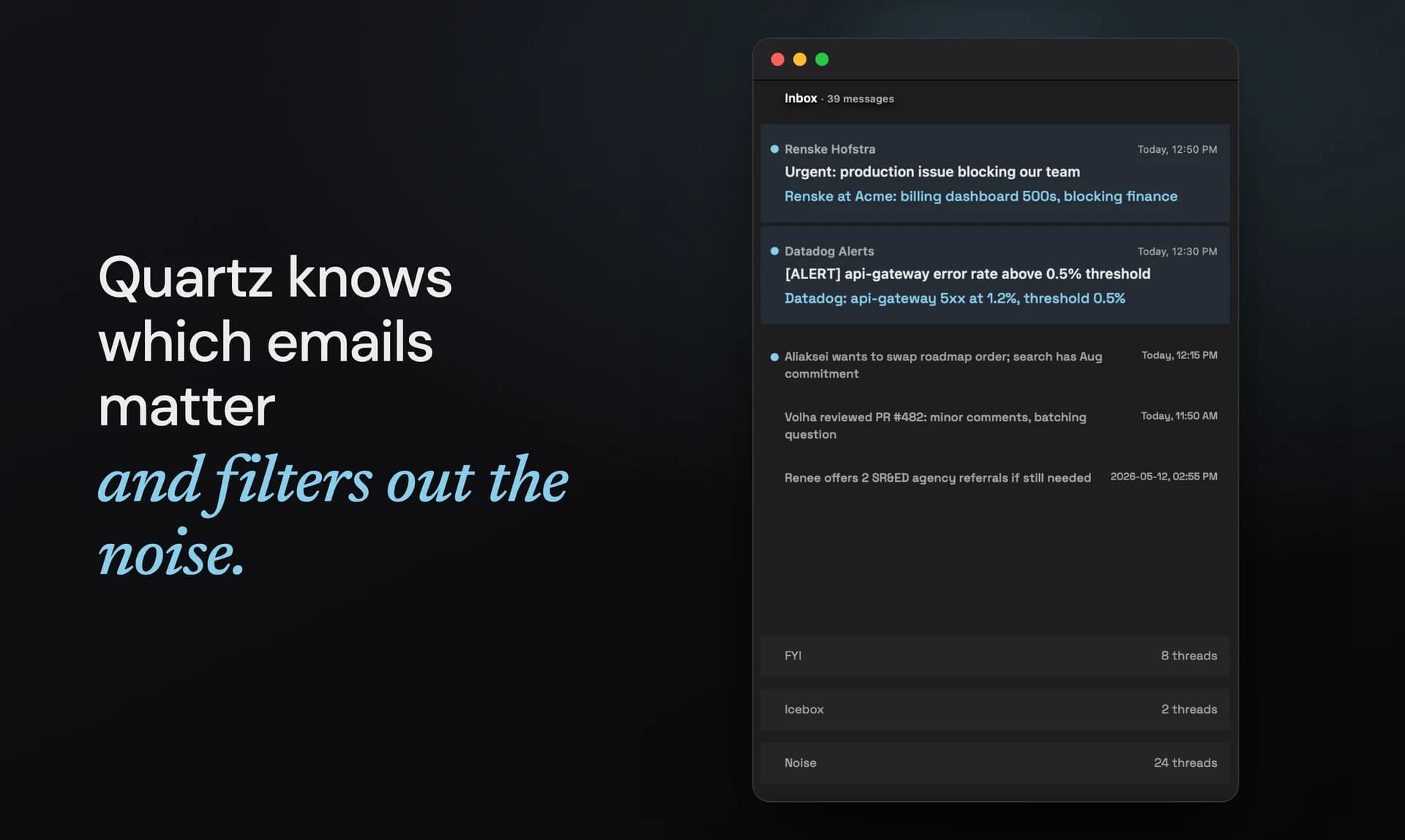 Quartz screenshot 1