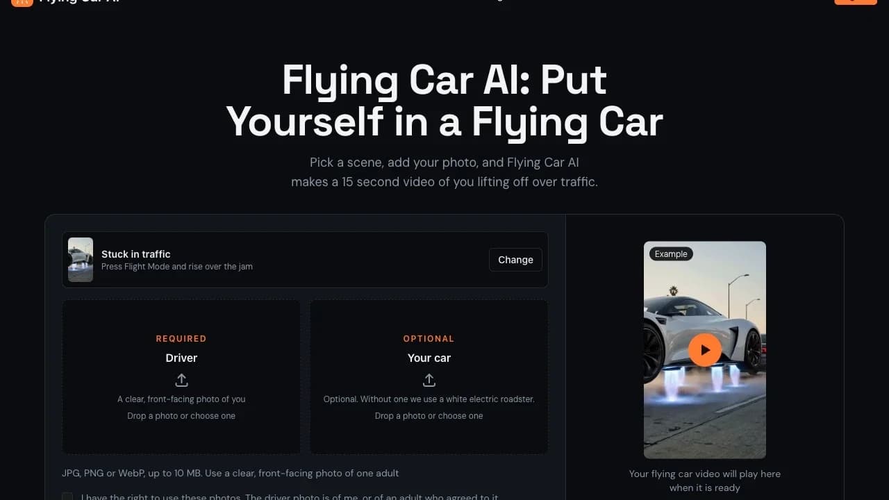 Flying Car AI screenshot 1
