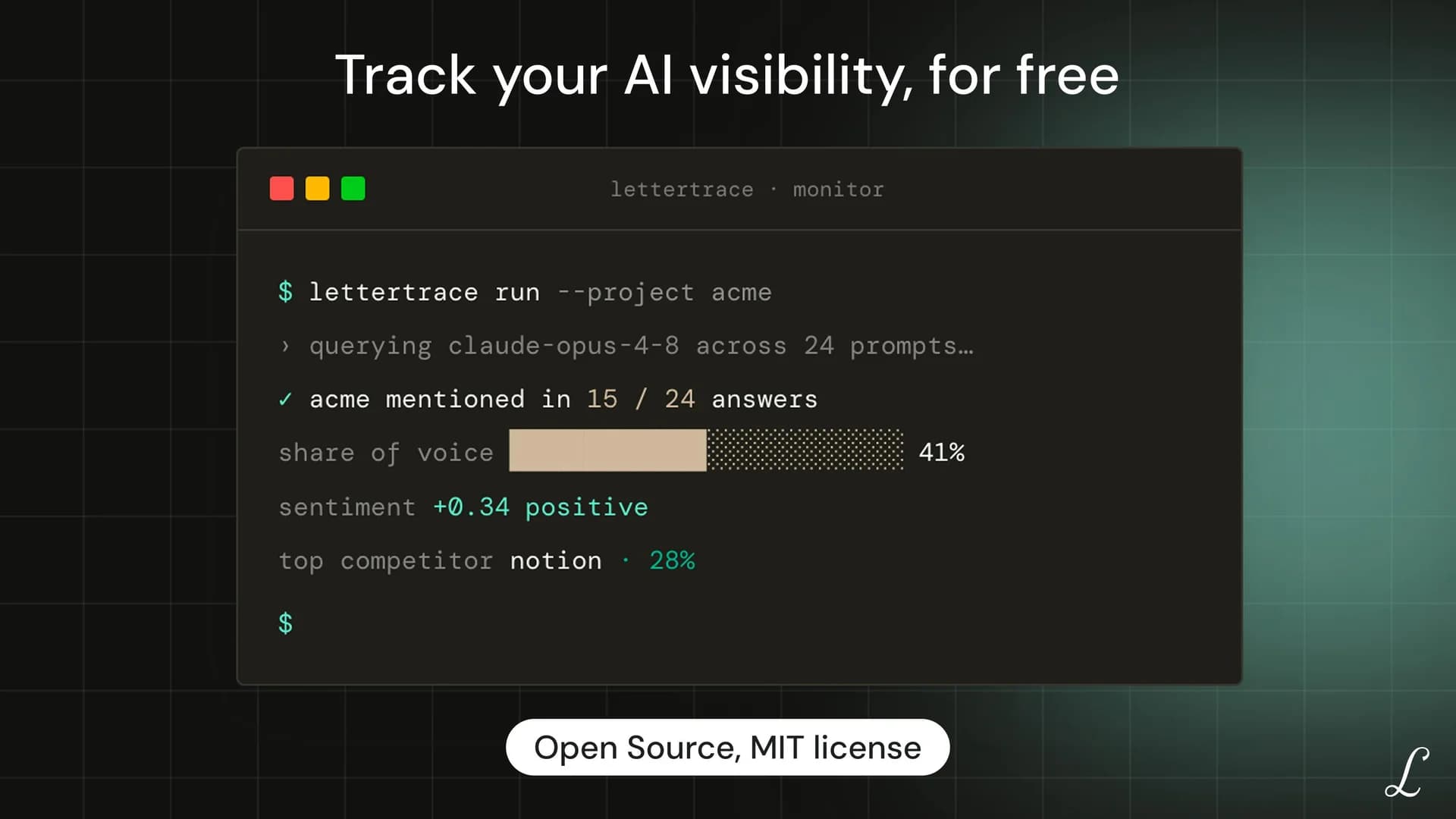 Lettertrace screenshot 1