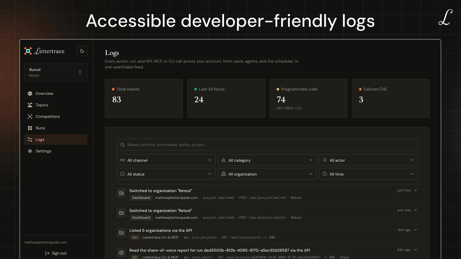 Lettertrace screenshot 4