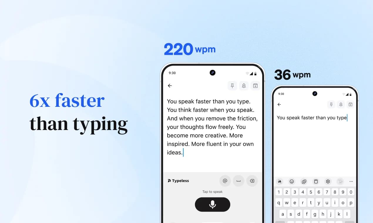 Typeless for Android screenshot 2