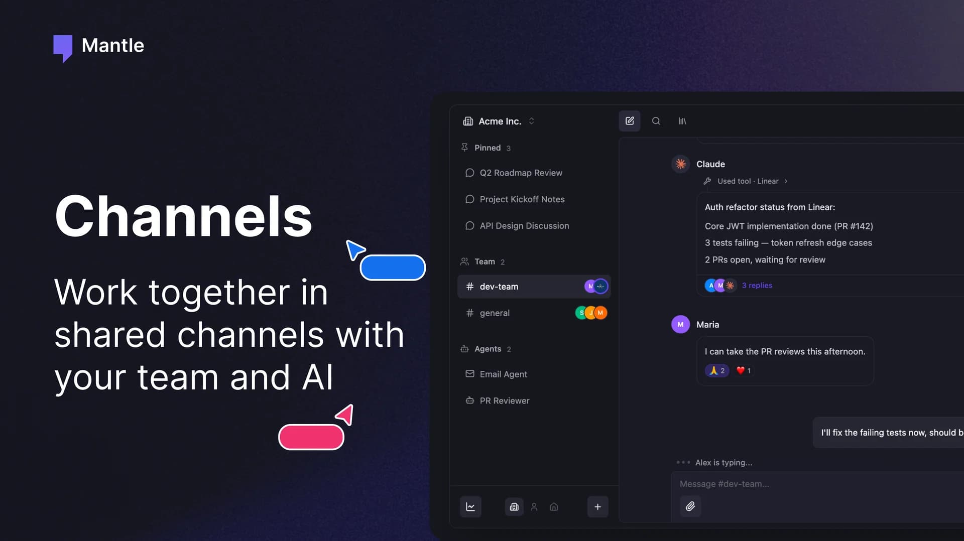 Mantle Chat screenshot 1