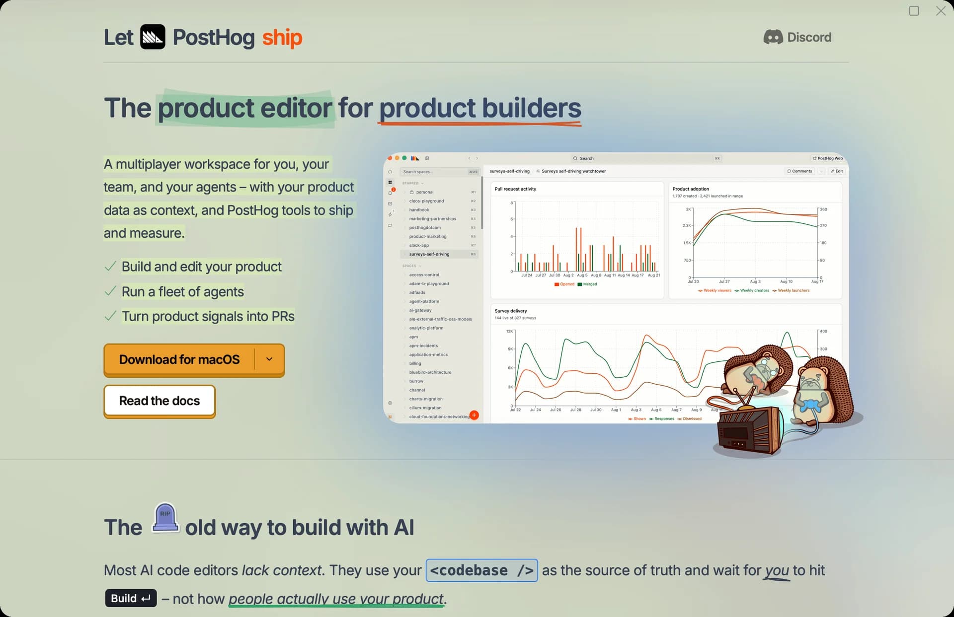 PostHog Desktop screenshot 1