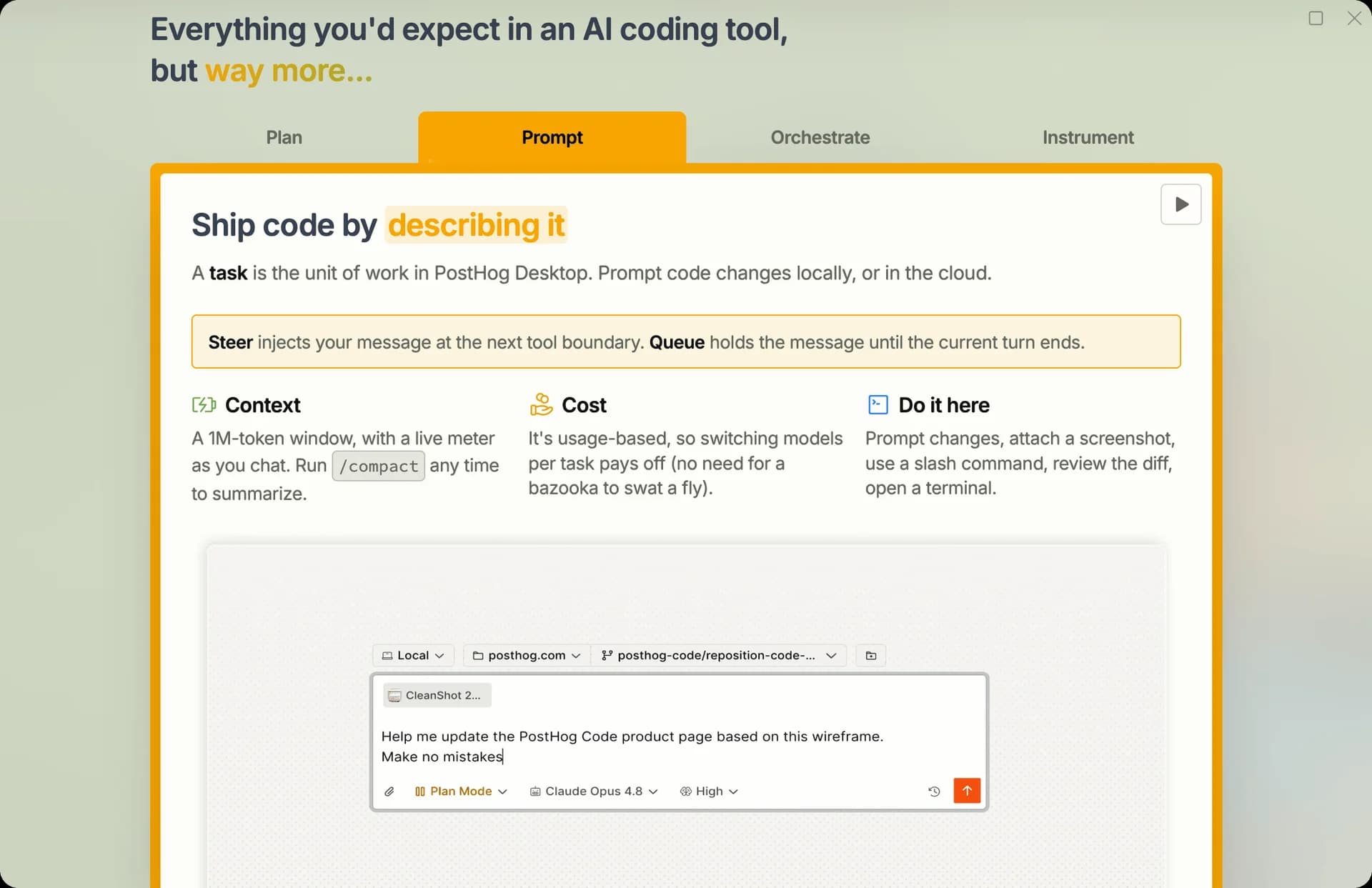 PostHog Desktop screenshot 3
