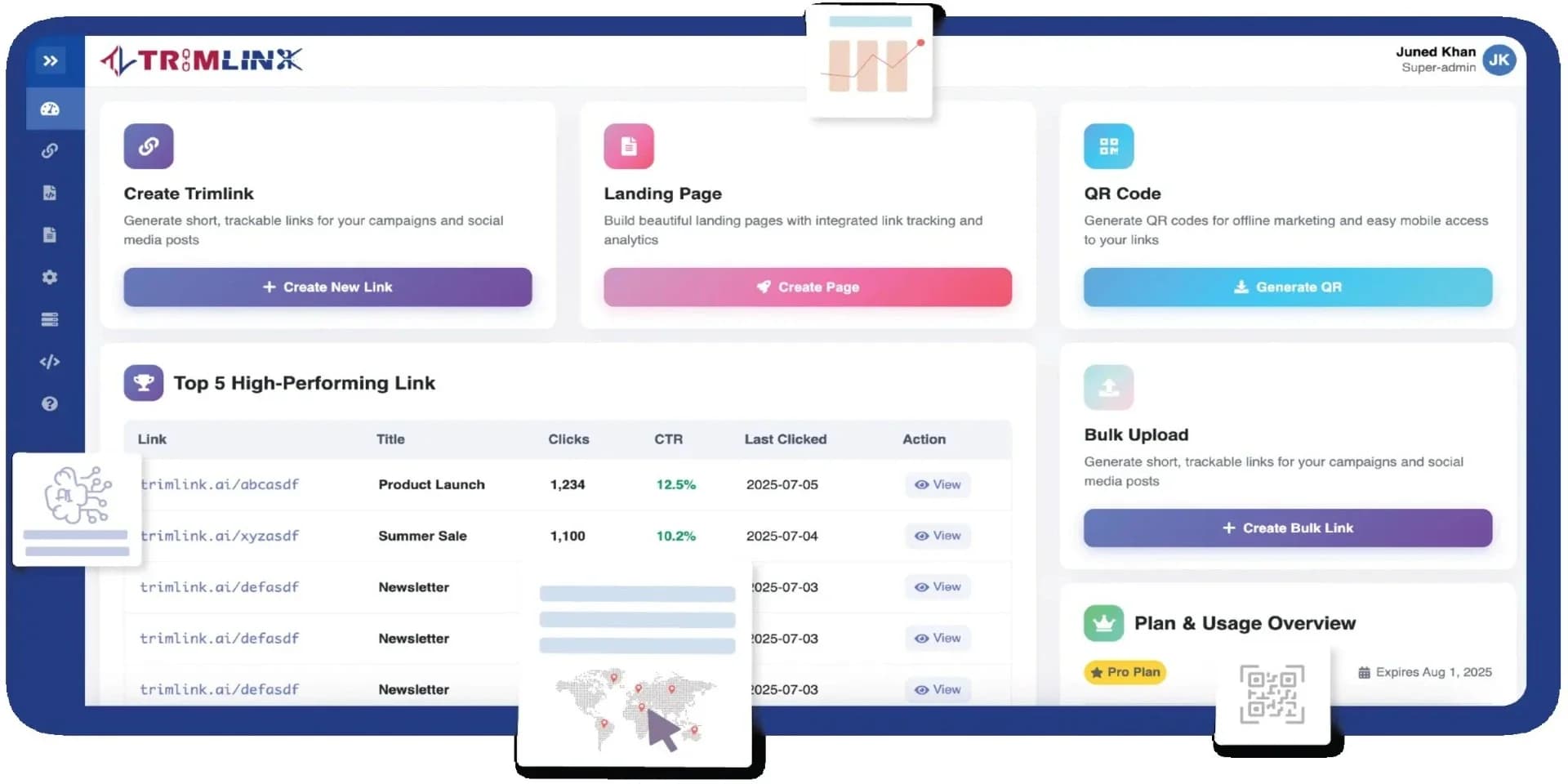 Trimlink screenshot 1
