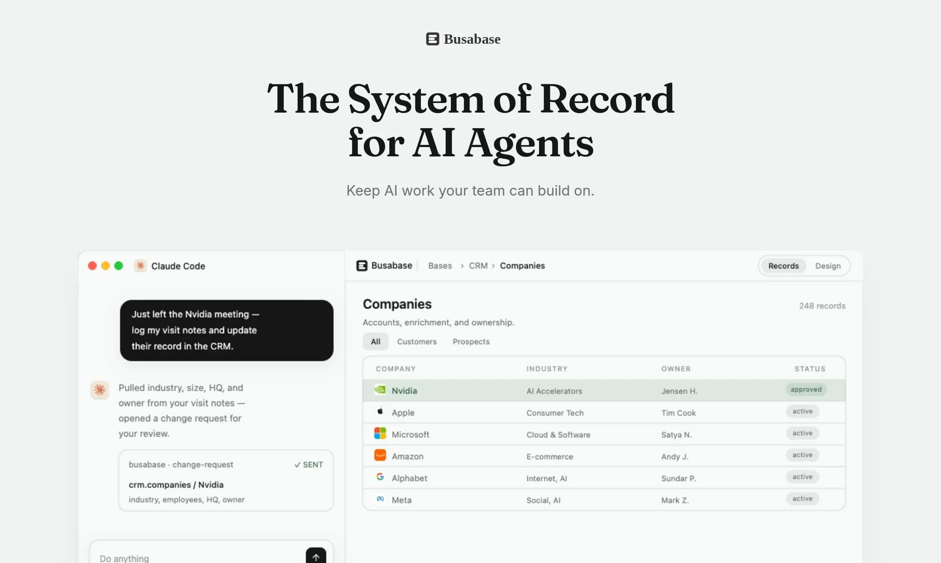 Busabase screenshot 1