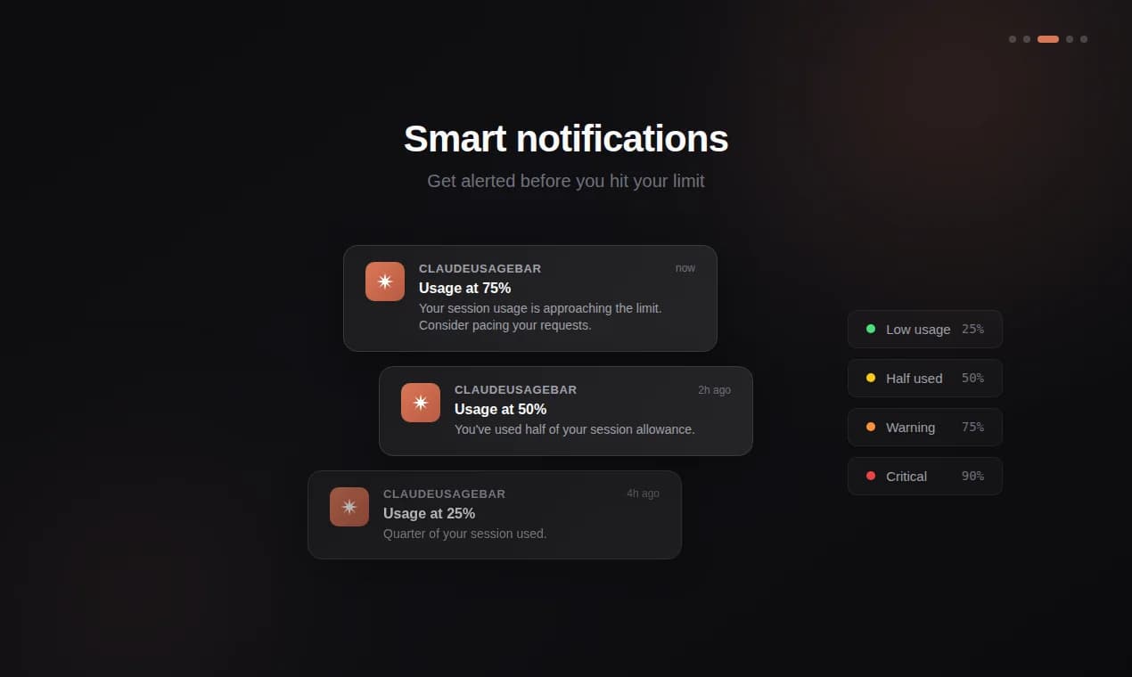 ClaudeUsageBar screenshot 3