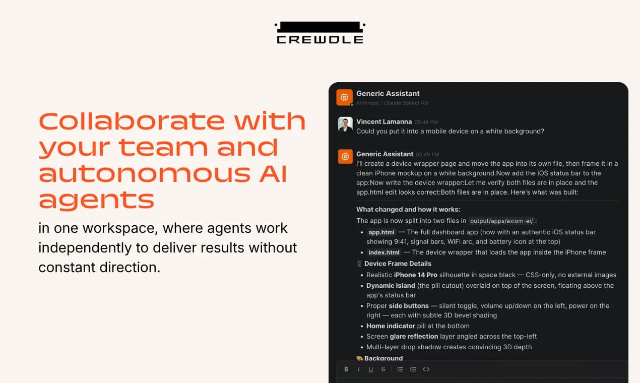 Crewdle AI screenshot 3