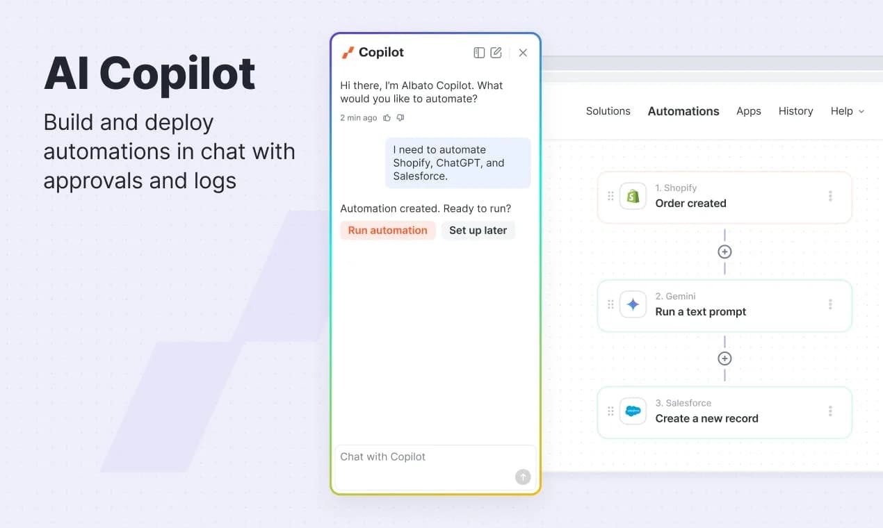 Albato AI screenshot 1