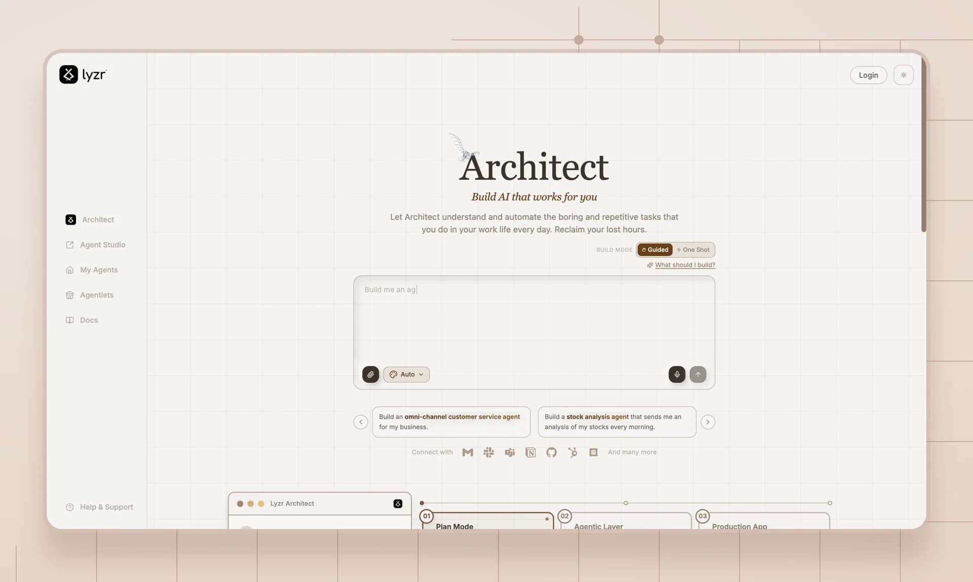 Architect by Lyzr screenshot 1