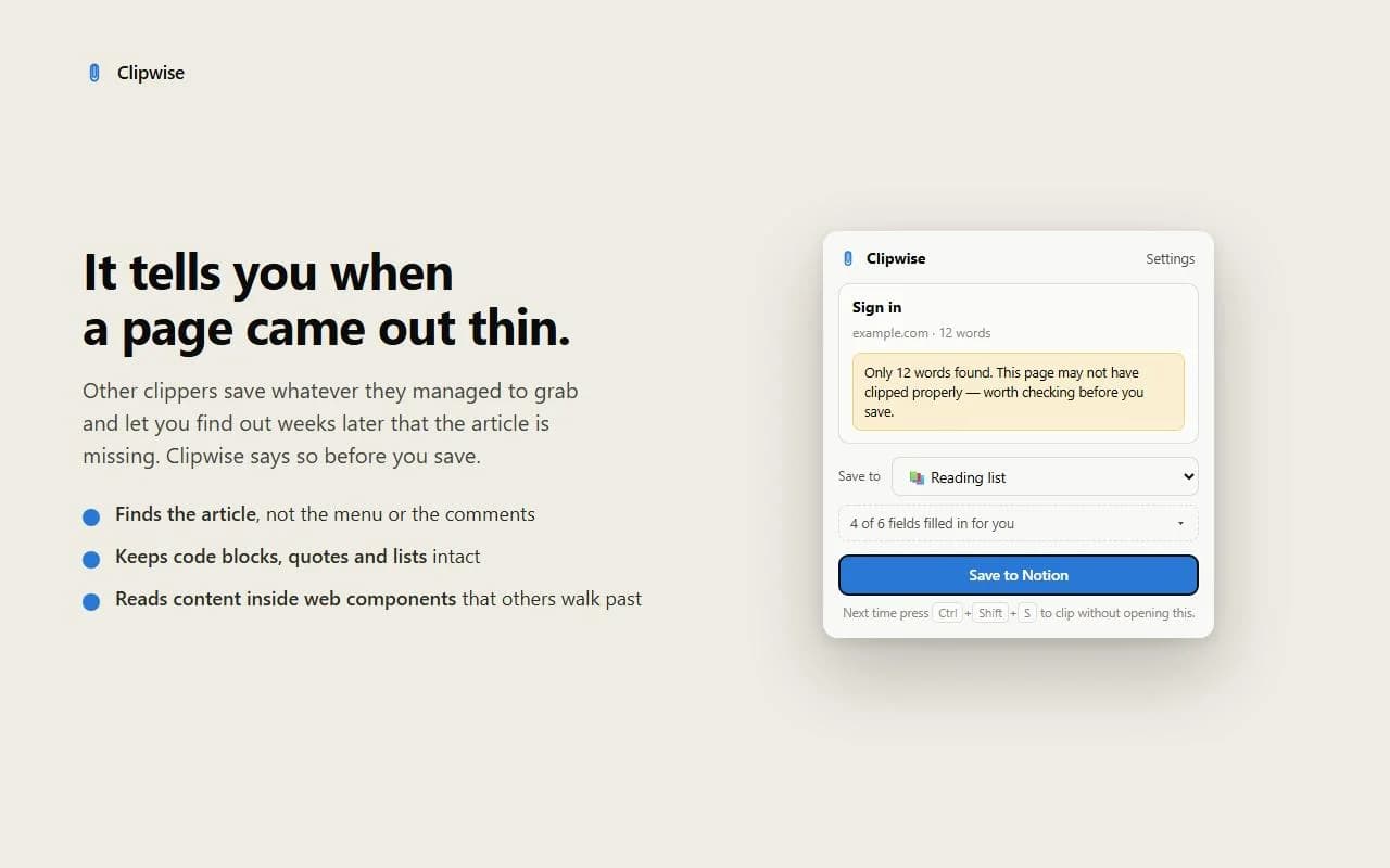 Clipwise screenshot 3