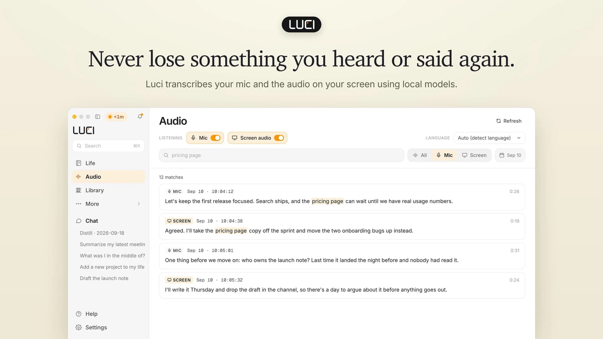 LUCI Desktop screenshot 3