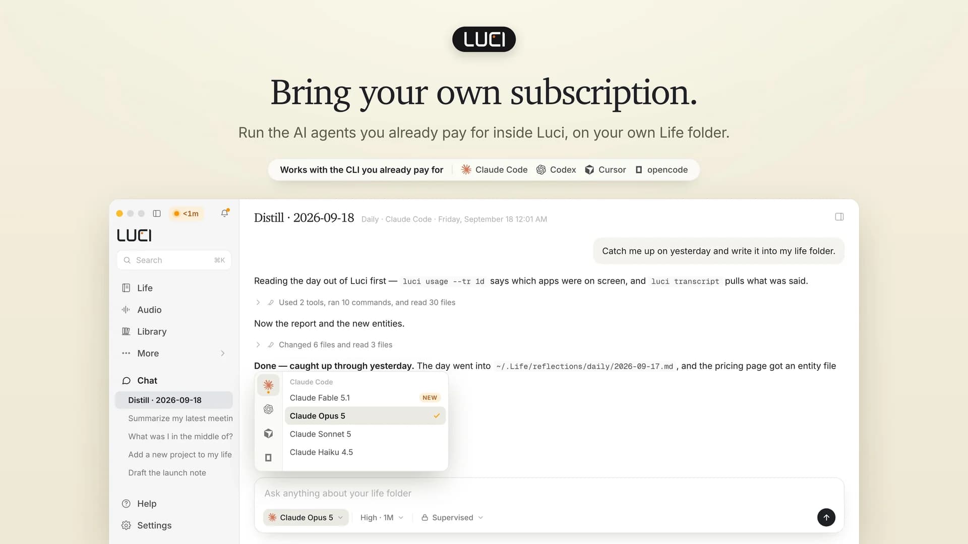 LUCI Desktop screenshot 4