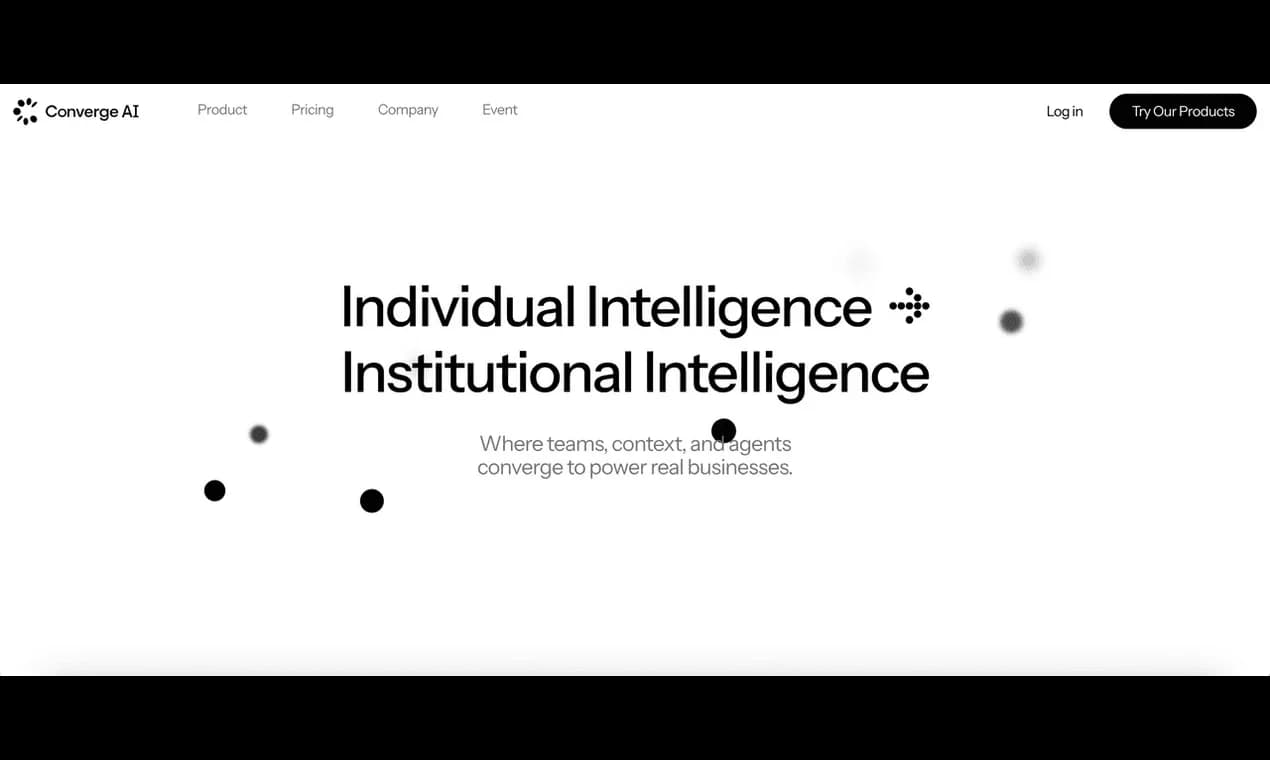 Converge AI – The All-in-One AI Ecosystem for Growing Busine screenshot 1