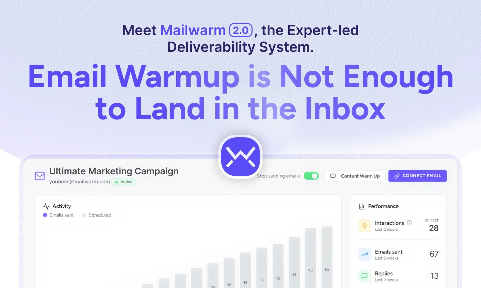 Mailwarm 2.0 screenshot 1
