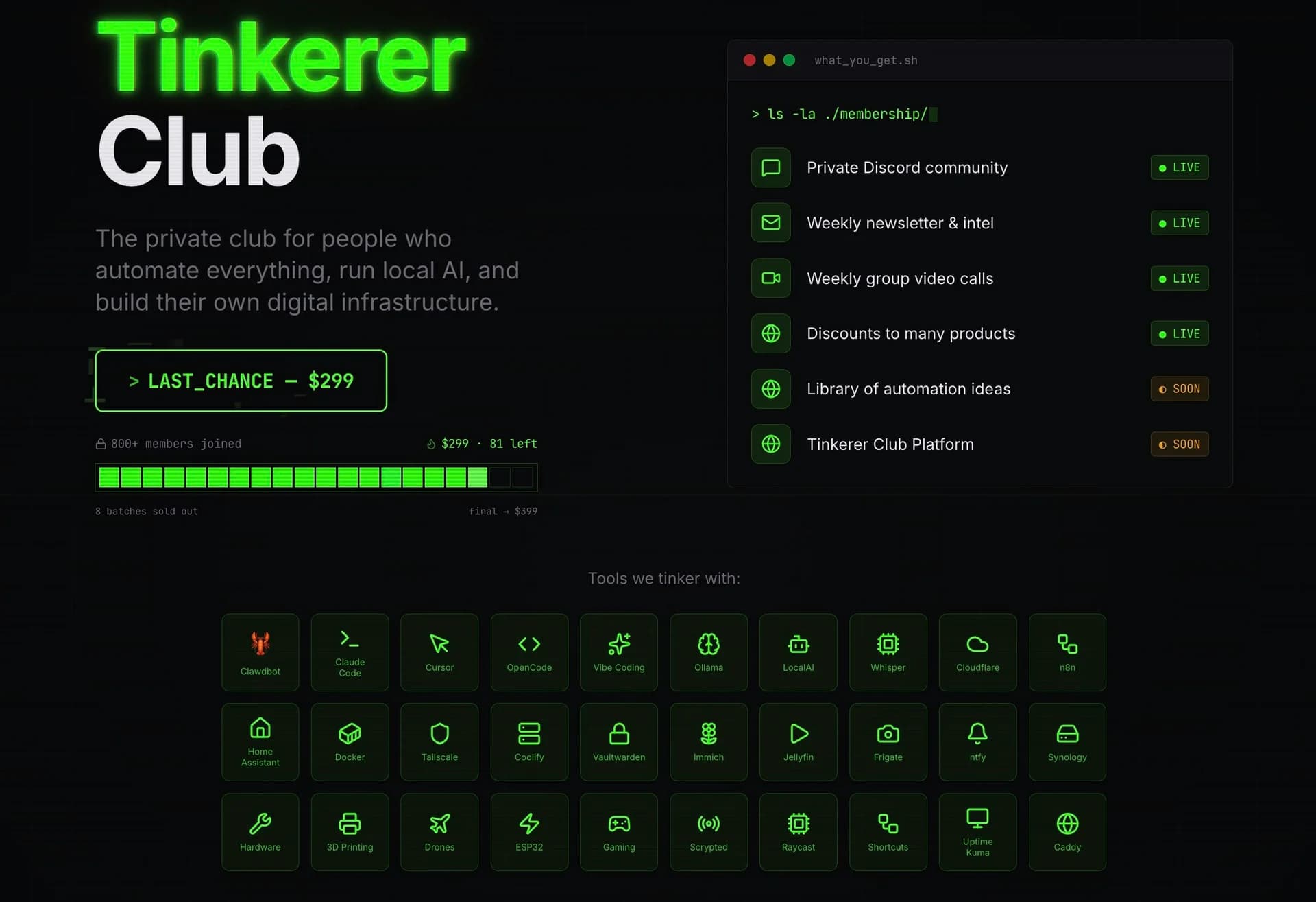Tinkerer Club screenshot 2