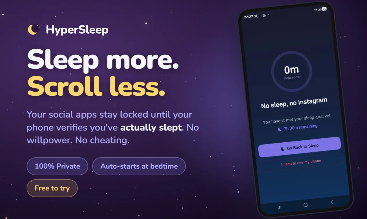HyperSleep screenshot 1