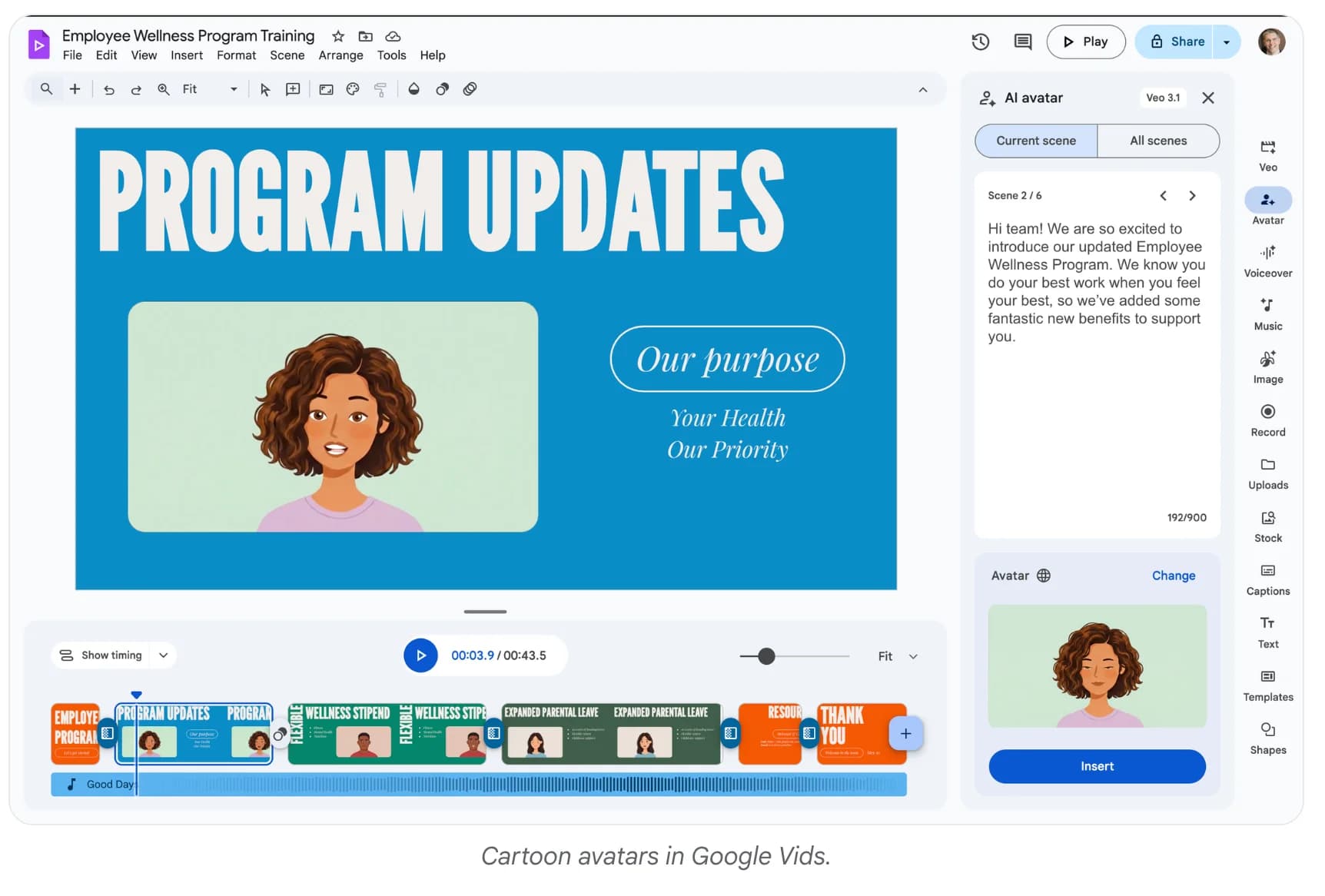 Google Vids 2.0 screenshot 2